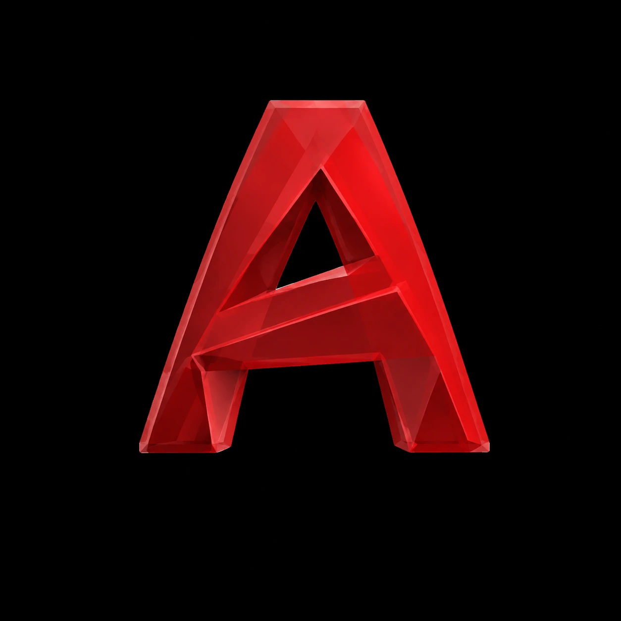 Símbolo vermelho do AutoCAD